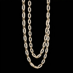 Chain Alabaster Link Chandelier