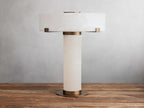 Chayla Alabaster Stone Table Lamp 13'' 19'' - fovolighting