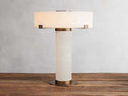 Chayla Alabaster Stone Table Lamp 13'' 19'' - fovolighting