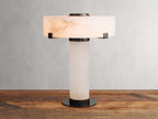 Chayla Alabaster Stone Table Lamp 13'' 19'' - fovolighting