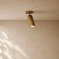 Chempuax Flushmount 9’’H - Lacquered Burnished Brass