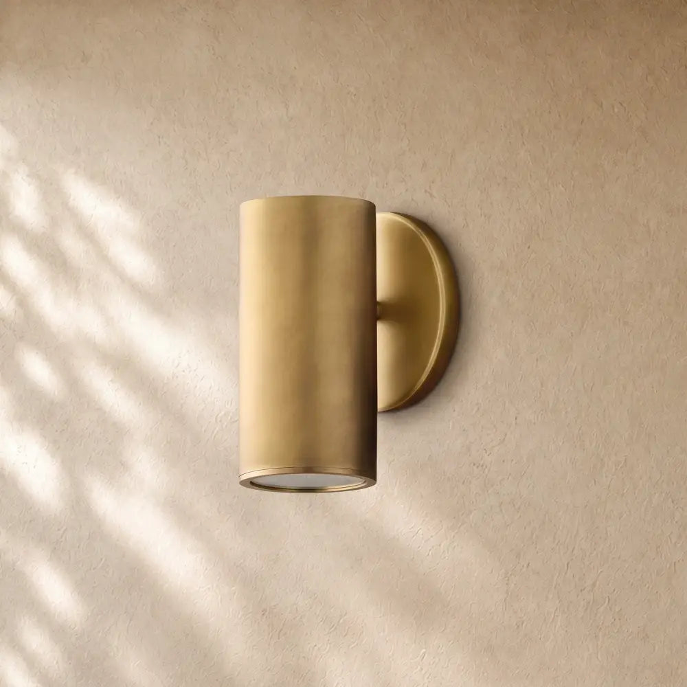 Chempuax Outdoor Sconce 6’’ - Lacquered Burnished Brass