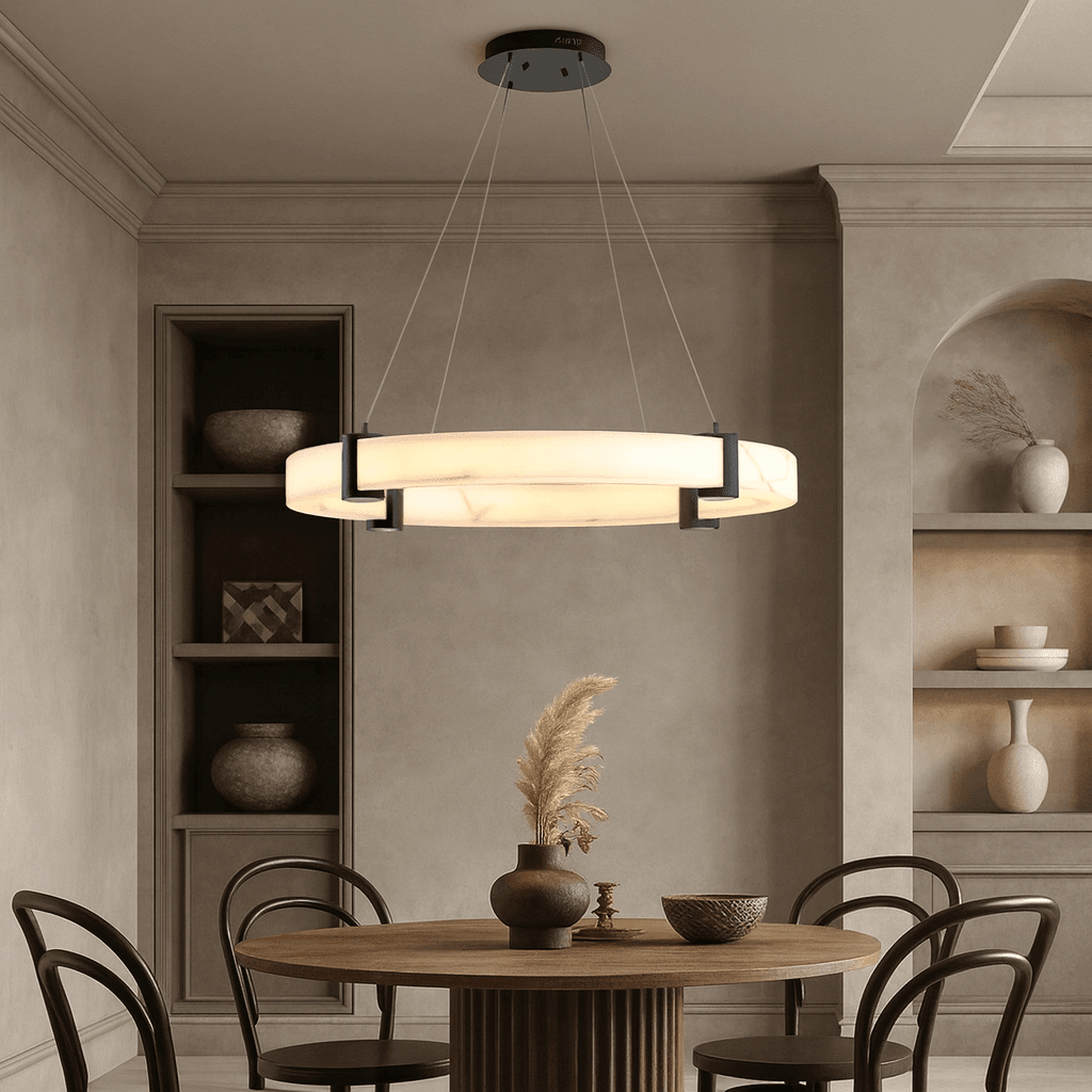 Chester Marble Ring Chandelier - fovolighting