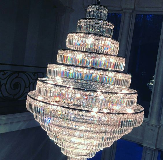 Chrome/ Silver/ Gold Extra Large Chandelier For Foyer Living Room Staircase Crystal Ceiling Lighting Fixture - fovolighting