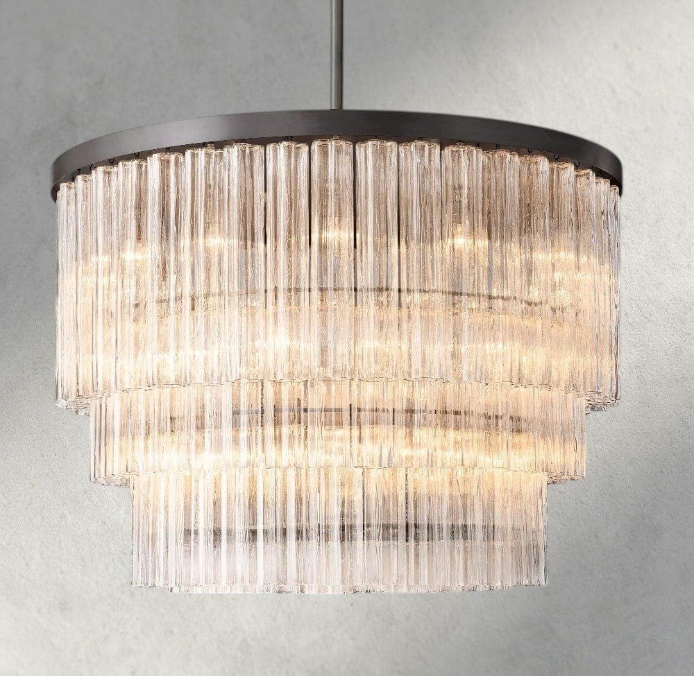 Ciello Three - Tier Round Chandelier - fovolighting