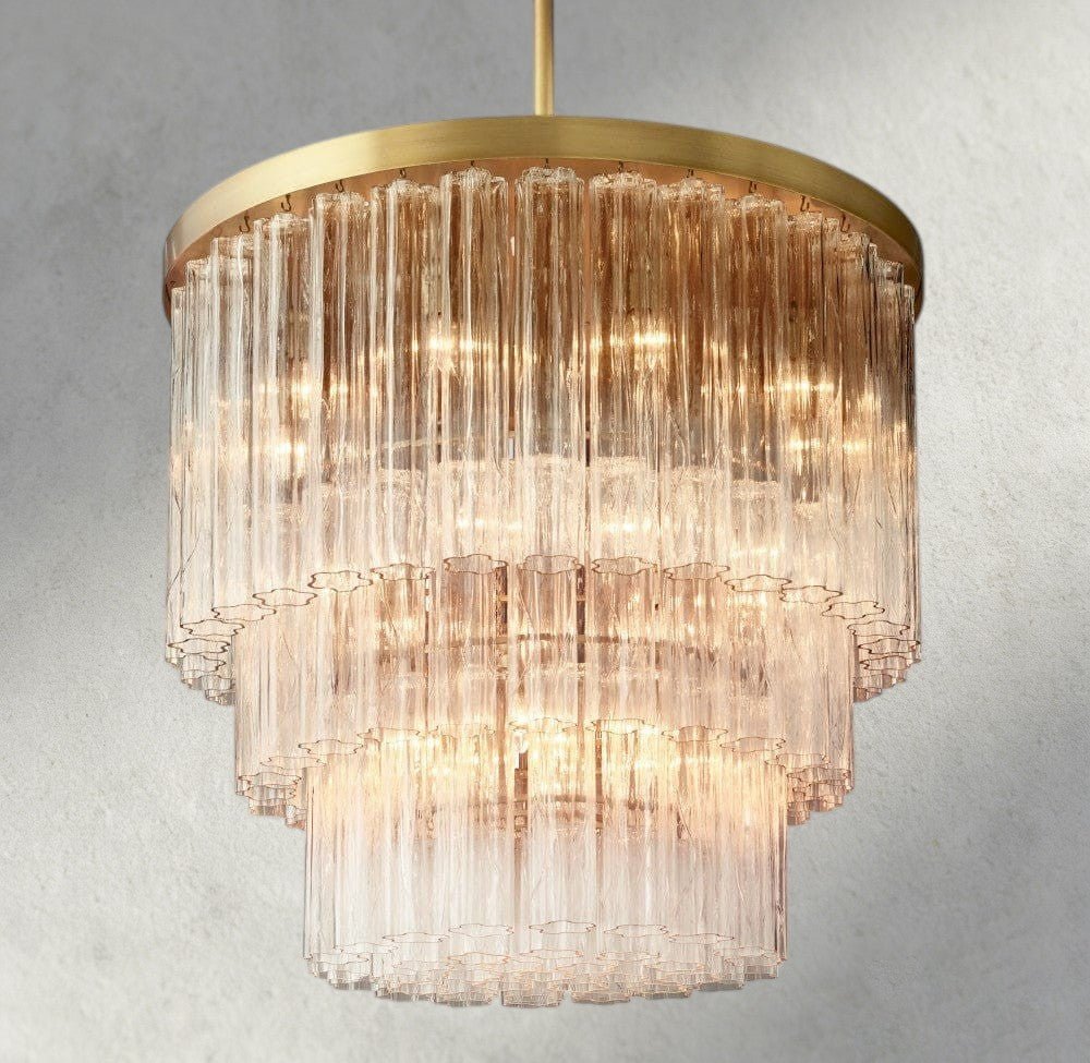 Ciello Three - Tier Round Chandelier - fovolighting