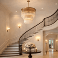 Ciello Three - Tier Round Chandelier - fovolighting