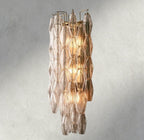 CIHELA CLEAR/ SMOKE GLASS GRAND SCONCE 30" - fovolighting
