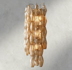 CIHELA CLEAR/ SMOKE GLASS GRAND SCONCE 30" - fovolighting