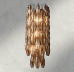 CIHELA CLEAR/ SMOKE GLASS GRAND SCONCE 30" - fovolighting