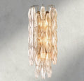 CIHELA CLEAR/ SMOKE GLASS GRAND SCONCE 30" - fovolighting