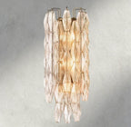 CIHELA CLEAR/ SMOKE GLASS GRAND SCONCE 30" - fovolighting