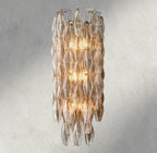CIHELA CLEAR/ SMOKE GLASS GRAND SCONCE 30" - fovolighting