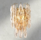 CIHELA CLEAR/ SMOKE GLASS SCONCE 19" - fovolighting