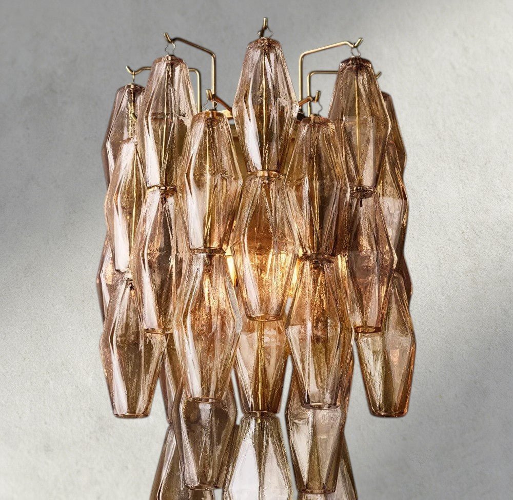 CIHELA CLEAR/ SMOKE GLASS SCONCE 19" - fovolighting