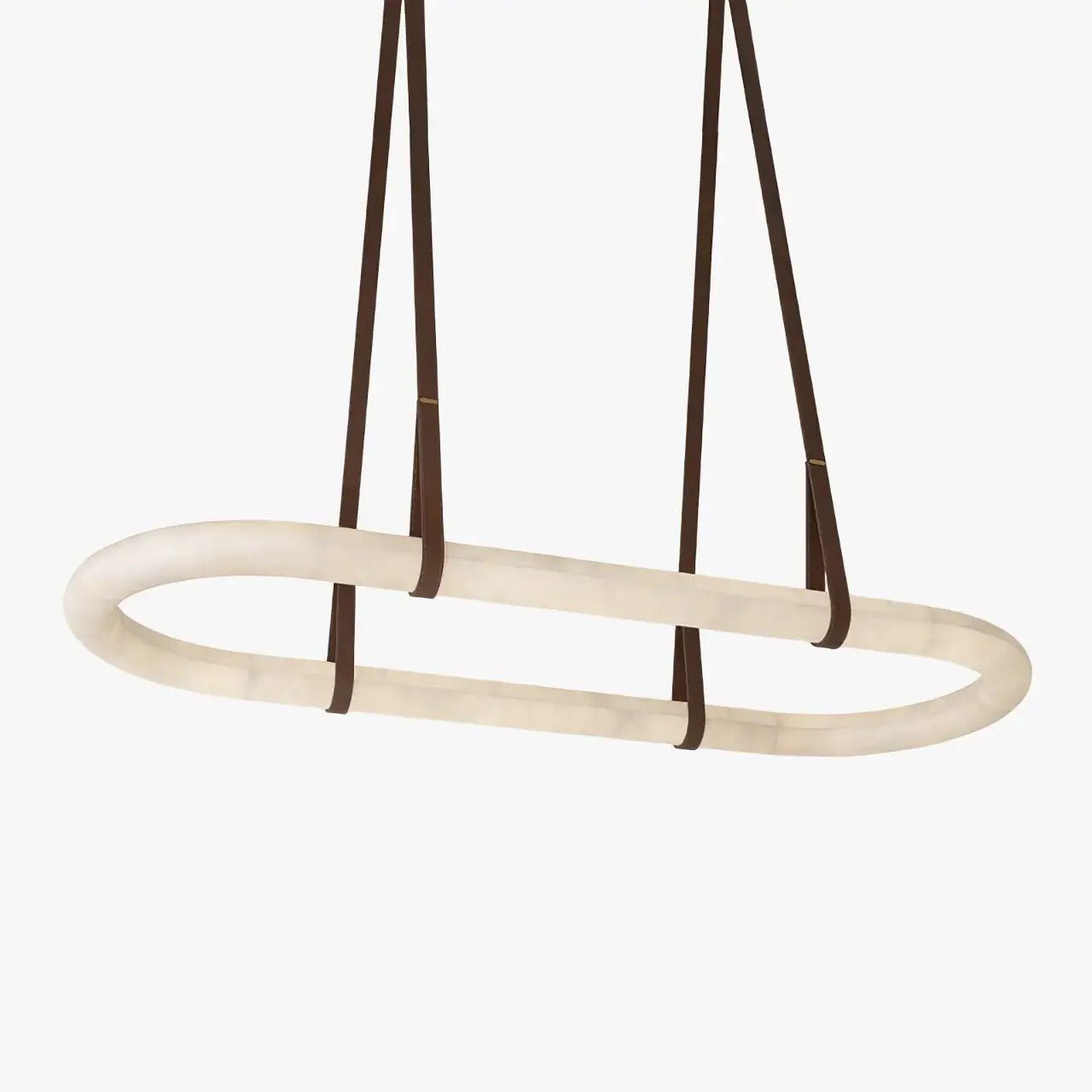 Circle Alabaster Chandelier - fovolighting