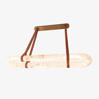 Circle Alabaster Chandelier - fovolighting