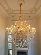 Classic Modern Multi - layers Crystal Chandelier for Staircase/Foyer/Villa - fovolighting