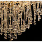 Classic Modern Multi - layers Crystal Chandelier for Staircase/Foyer/Villa - fovolighting