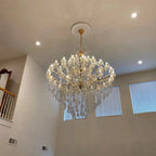 Classic Modern Multi - layers Crystal Chandelier for Staircase/Foyer/Villa - fovolighting