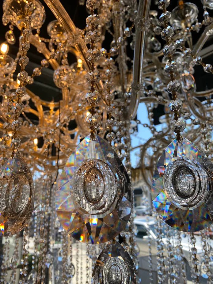Classic Modern Multi - layers Crystal Chandelier for Staircase/Foyer/Villa - fovolighting