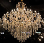Classic Modern Multi - layers Crystal Chandelier for Staircase/Foyer/Villa - fovolighting