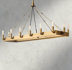Cominv Rectangular Outdoor Chandelier 41", 54" - fovolighting