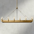 Cominv Rectangular Outdoor Chandelier 41", 54" - fovolighting