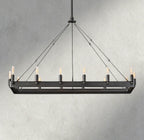 Cominv Rectangular Outdoor Chandelier 41", 54" - fovolighting