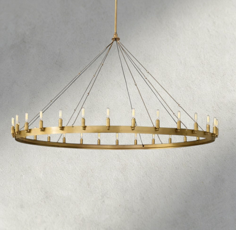 Cominv Round Outdoor Chandelier 26", 38", 50", 63", 73" - fovolighting