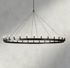 Cominv Round Outdoor Chandelier 26", 38", 50", 63", 73" - fovolighting