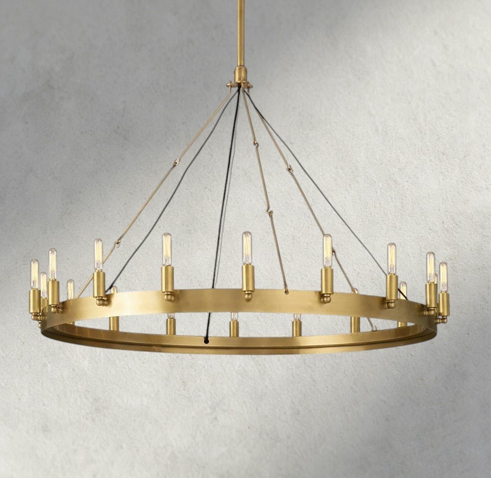 Cominv Round Outdoor Chandelier 26", 38", 50", 63", 73" - fovolighting