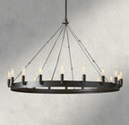 Cominv Round Outdoor Chandelier 26", 38", 50", 63", 73" - fovolighting