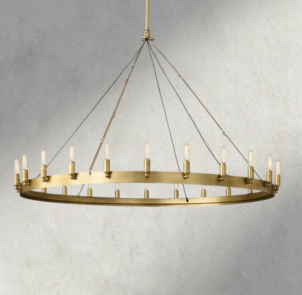 Cominv Round Outdoor Chandelier 26", 38", 50", 63", 73" - fovolighting