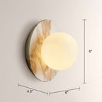 Cora Globe Wall Sconce - fovolighting
