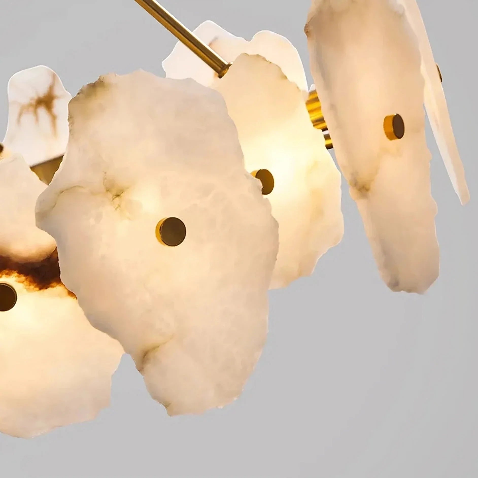 Corton Marble & Brass Chandelier - fovolighting