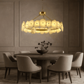 Corton Marble & Brass Chandelier - fovolighting