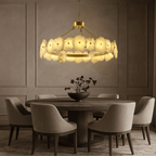 Corton Marble & Brass Chandelier - fovolighting