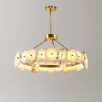 Corton Marble & Brass Chandelier - fovolighting