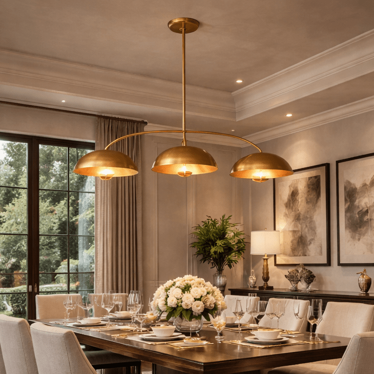 Cosmic Linear Chandelier for Dining Room,Living Room - fovolighting