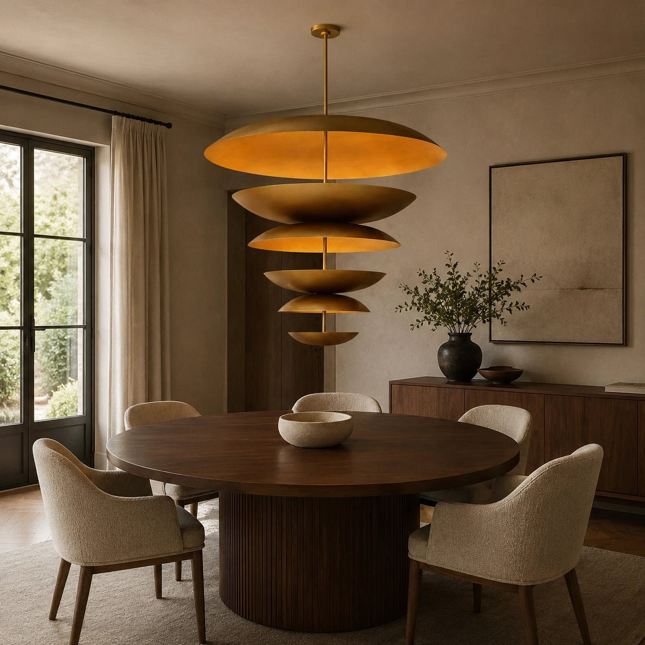 Cosmic Three-Tier Chandelier for Dining Room,Living Room - fovolighting