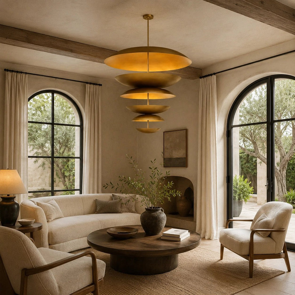 Cosmic Three-Tier Chandelier for Dining Room,Living Room - fovolighting