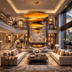 Cosmic Three - Tier Chandelier for Dining Room,Living Room - fovolighting