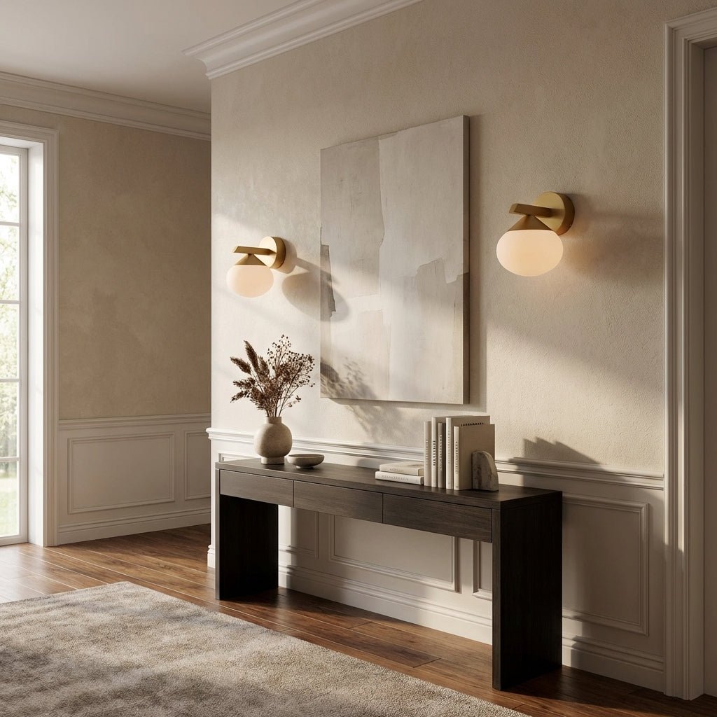 Cosmo Geometric Globe Wall Sconce - fovolighting
