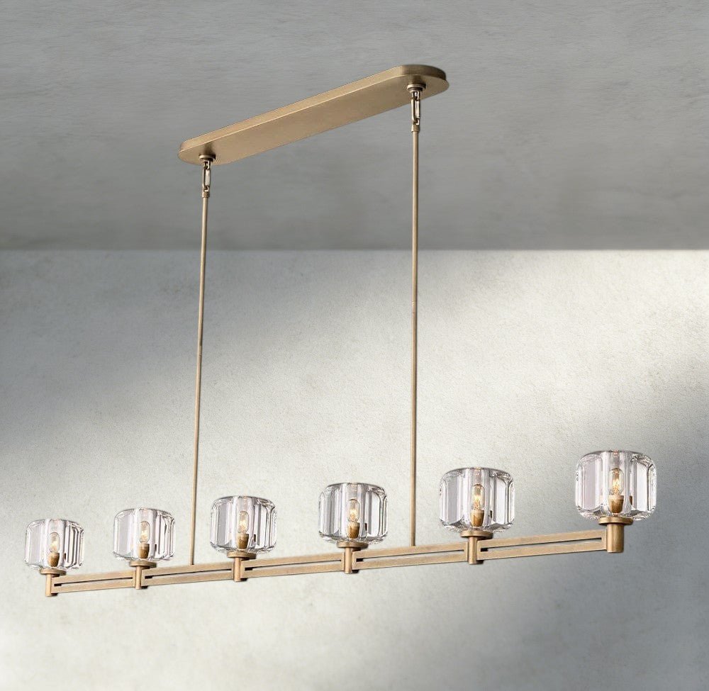 Damuet Linear Chandelier 54", 72" - fovolighting