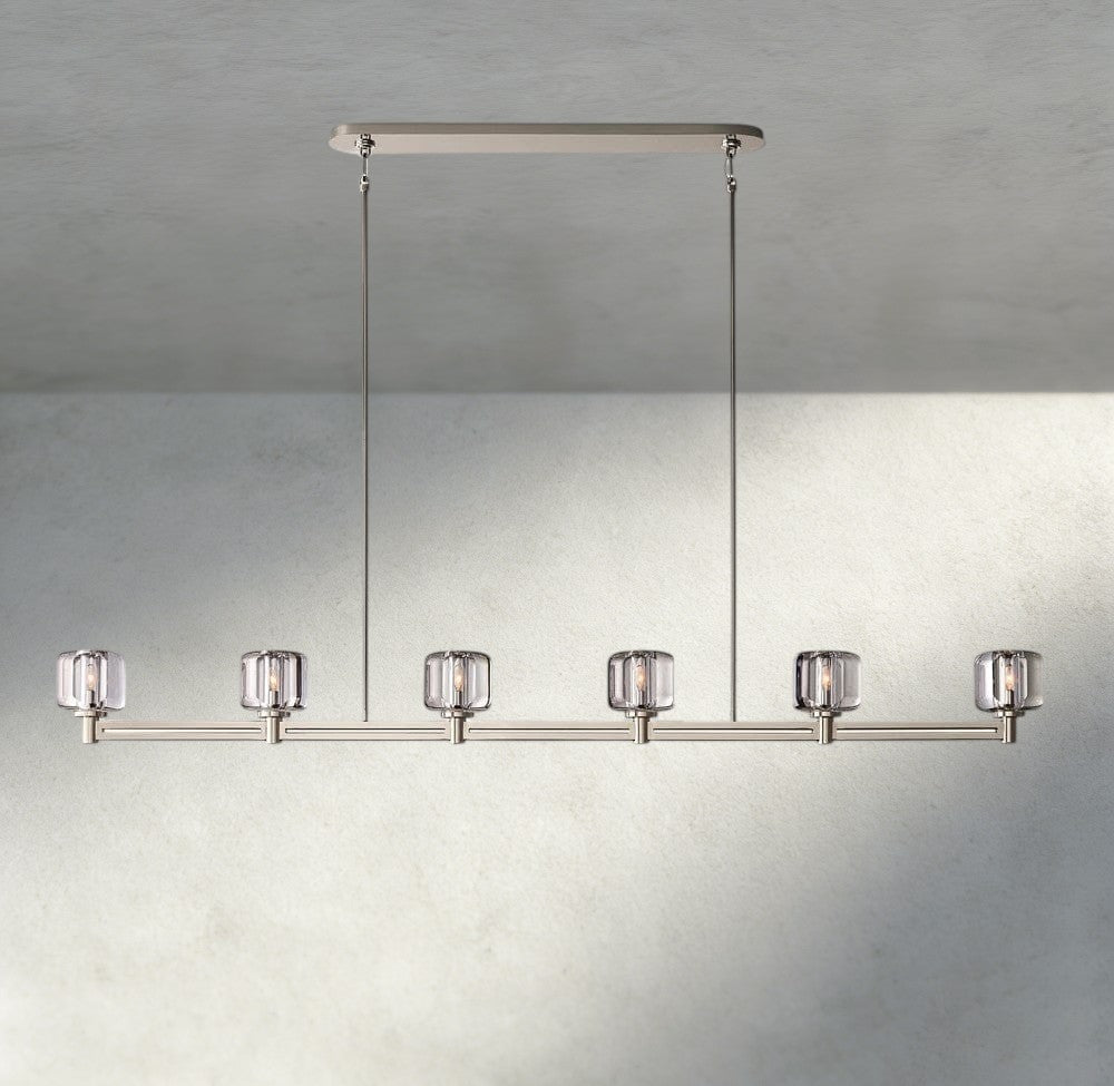 Damuet Linear Chandelier 54", 72" - fovolighting
