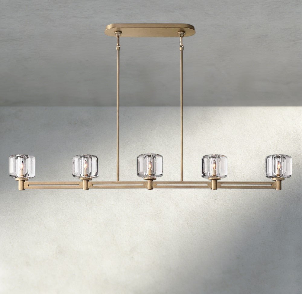 Damuet Linear Chandelier 54", 72" - fovolighting