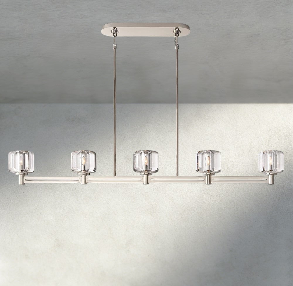 Damuet Linear Chandelier 54", 72" - fovolighting