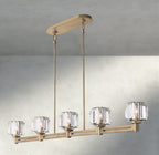 Damuet Linear Chandelier 54", 72" - fovolighting
