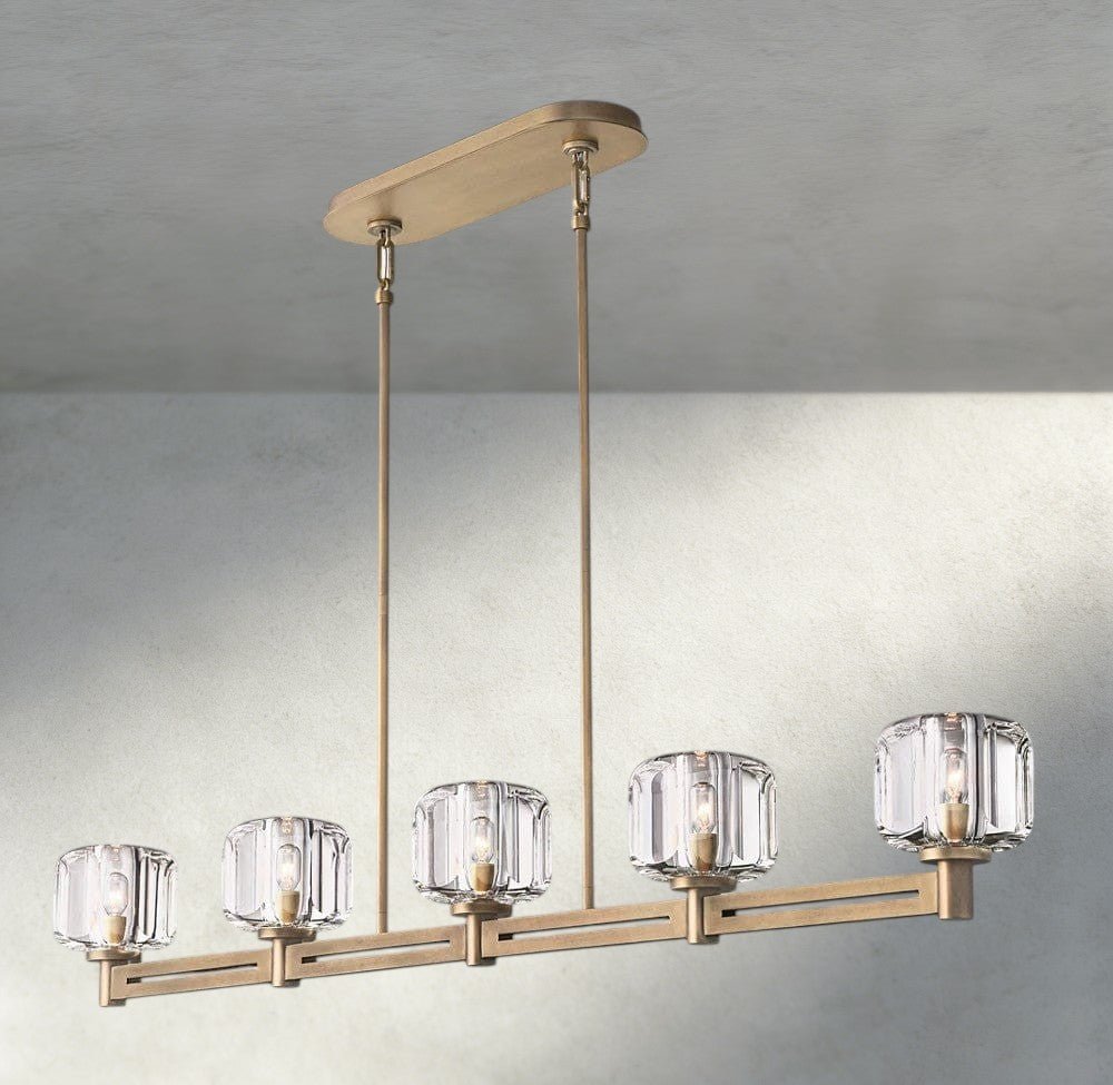 Damuet Linear Chandelier 54", 72" - fovolighting